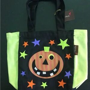 New Papyrus Halloween Jack O Lantern Trick Or Treat Gift Canvas Tote Bag